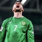 Troy Parrott a celebrar o bis pela República da Irlanda a Portugal em Dublin