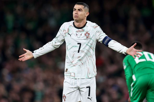 Ronaldo foi expulso frente à Irlanda (Foto: IMAGO)