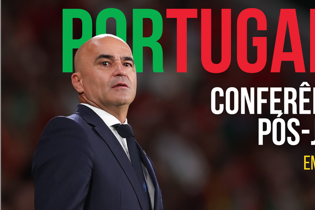 EM DIRETO: a conferência de Roberto Martínez no final do Irlanda-Portugal