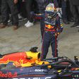 Max Verstappen no carro da Red Bull