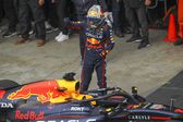 Max Verstappen no carro da Red Bull
