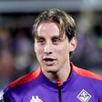 Edoardo Bove antes do início do Fiorentina-Inter, jogo em que colapsou no relvado