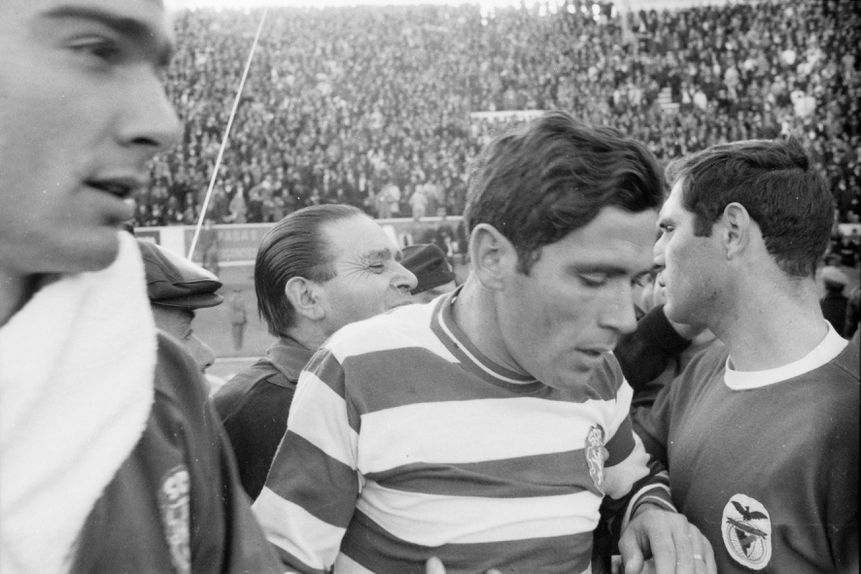 Ernesto Figueiredo marcou 150 golos em 233 jogos pelo Sporting (Foto A BOLA)