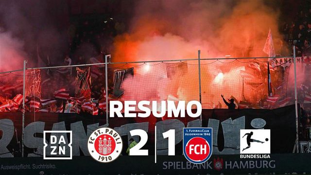 St. Pauli vence duelo de aflitos com menos um na segunda parte (resumo)