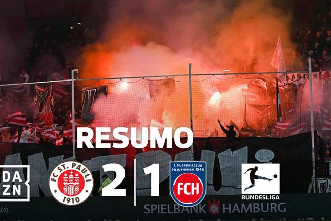 St. Pauli vence duelo de aflitos com menos um na segunda parte (resumo)