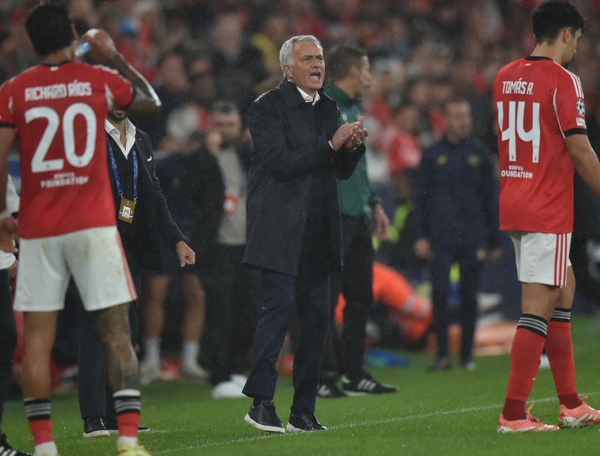 José Mourinho, treinador do Benfica - Foto Miguel Nunes