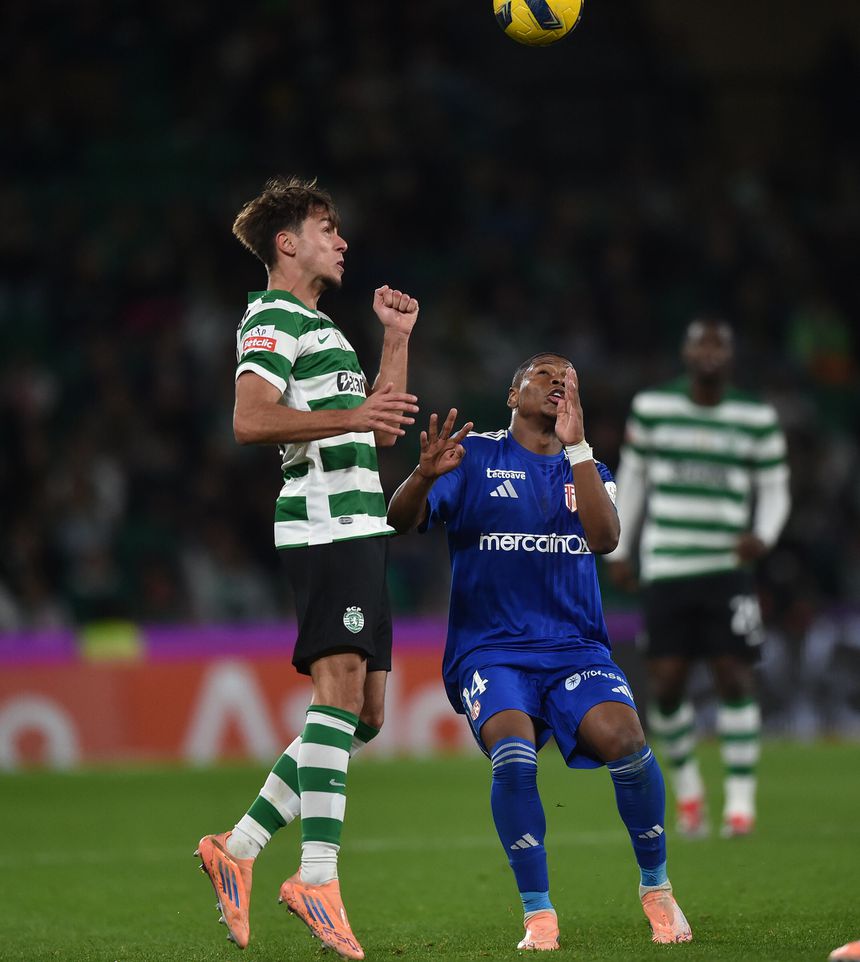Vagiannidis assistiu dois golos na vitória por 6-0 do Sporting frente ao Aves SAD - Foto: Miguel Nunes