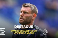 Emocionante: Milner regressa a Anfield com o número 20 de Diogo Jota e recebe ovação