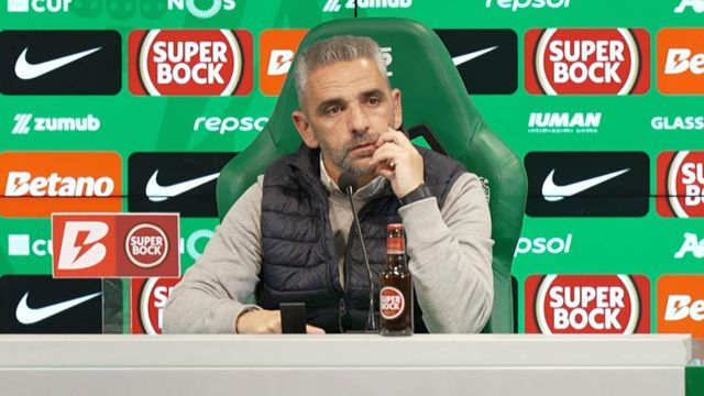 Rui Borges esclarece substituição de Gonçalo Inácio e ausência de Hjulmand