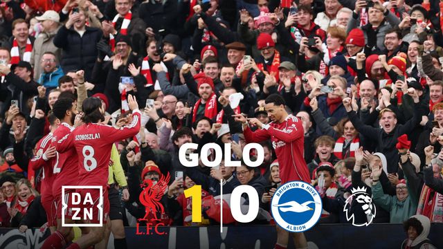 Sem tempo a perder em Anfield: golo aos 46 segundos!