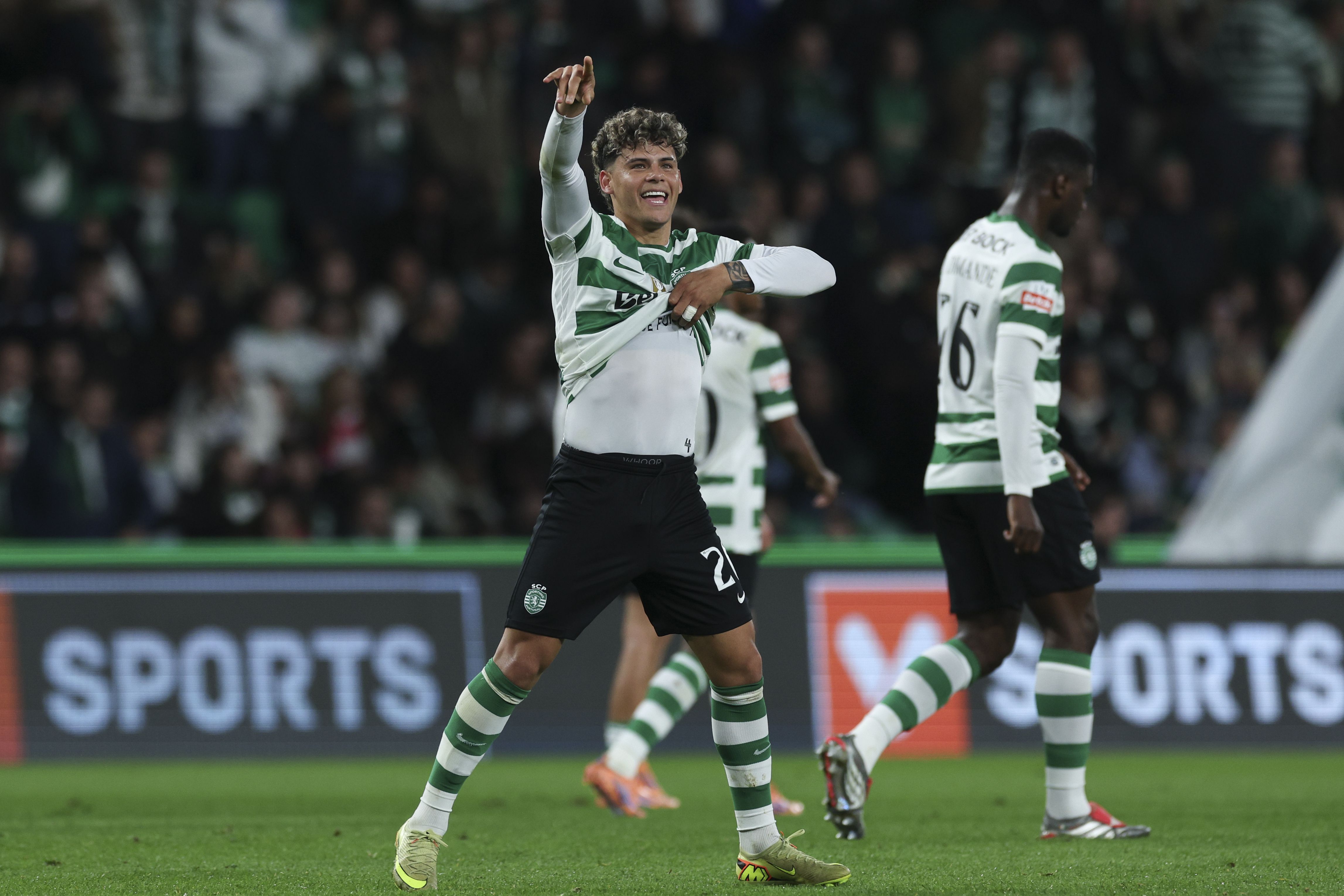 Maxi Araújo, autor do segundo golo do Sporting - Foto: Miguel A. Lopes/LUSA