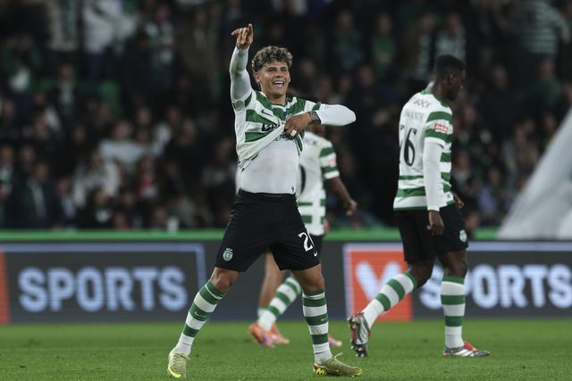 Maxi Araújo, autor do segundo golo do Sporting - Foto: Miguel A. Lopes/LUSA