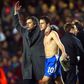 Mourinho e Joe Cole festejam depois de o Chelsea eleminar o Barça na Champions em 2005 - Foto: IMAGO