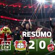 Golo de escorpião empurrou Leverkusen para a vitória (resumo)