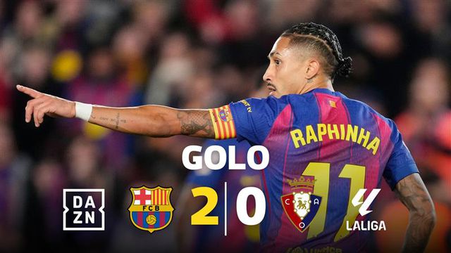 Com assistências assim... Raphinha nem precisa de Yamal