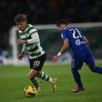 Maxi Araújo fez o 4-0 do Sporting frente ao Aves SAD - Foto: Miguel Nunes