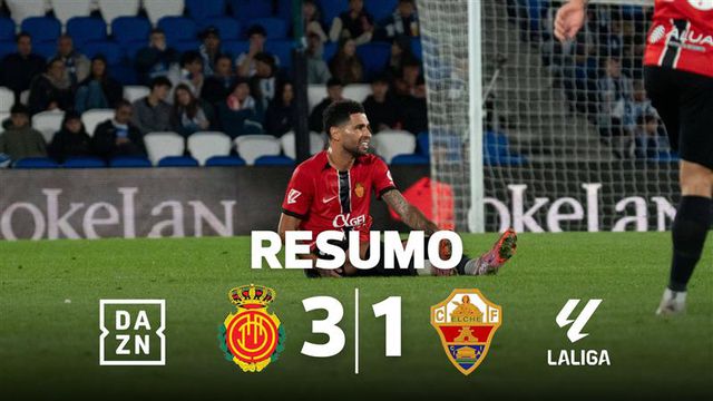 Elche de André Silva e Martim Neto derrotado em Maiorca (resumo)