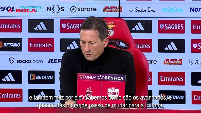 «Marcos Leonardo já mostrou nos treinos que é um avançado com muita qualidade»