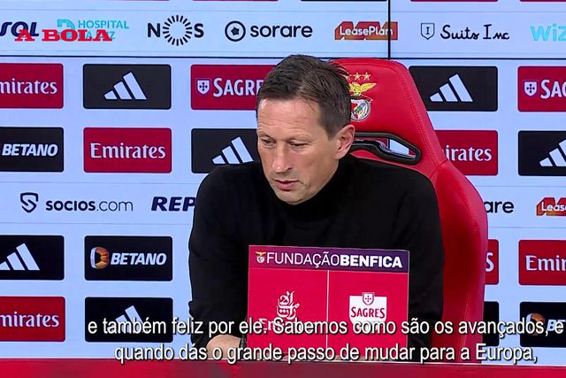 «Marcos Leonardo já mostrou nos treinos que é um avançado com muita qualidade»