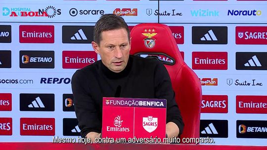 Schmidt fala da importância das substituições frente ao Rio Ave