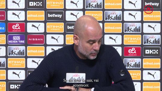 Guardiola: «Disse que não queria contratações, mas uau...»