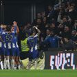 Festejos do FC Porto no clássico depois do golo de Bednarek - Foto: Catarina Morais/Kapta+