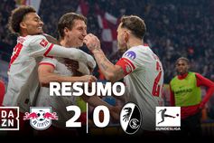 RB Leipzig volta a sorrir na Bundesliga (resumo)