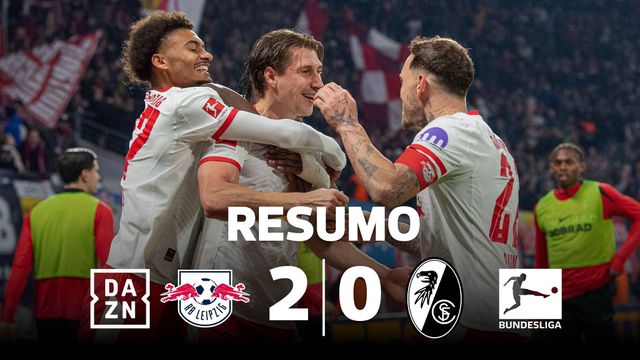RB Leipzig volta a sorrir na Bundesliga (resumo)