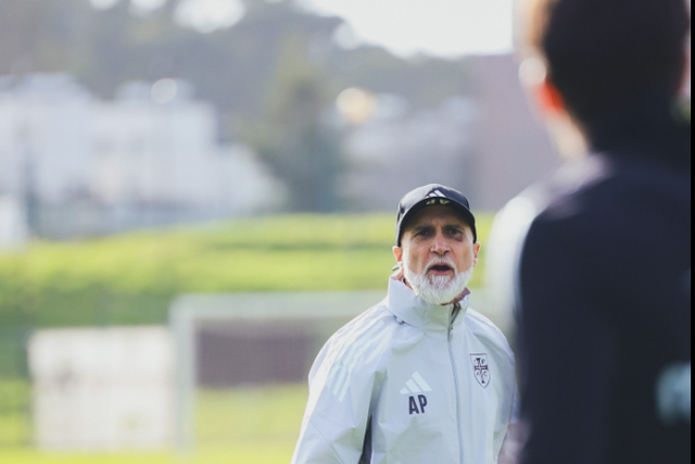 Álvaro Pacheco, treinador do Casa Pia - Foto Casa Pia AC