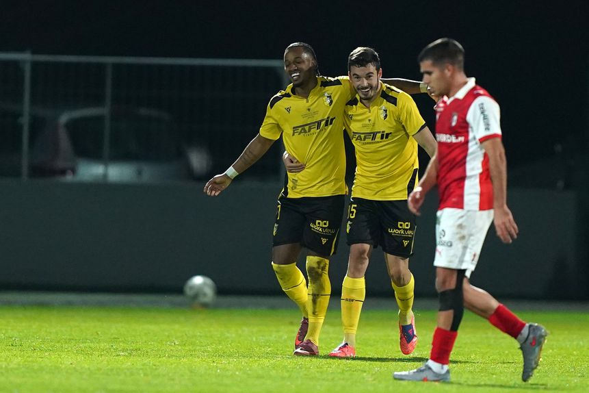 Carlos Daniel apontou o segundo golo do Fafe, no triunfo por 2-1, perante o SC Braga. Foto: Hugo Delgado/LUSA
