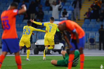 Cristiano Ronaldo coloca Al Nassr na frente da eliminatória da Liga dos Campeões Asiática