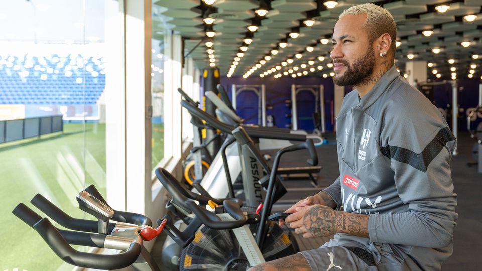 Neymar já se treina nas instalações do Al Hilal