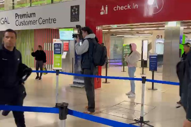 Partida do Sporting para a Suíça (2)