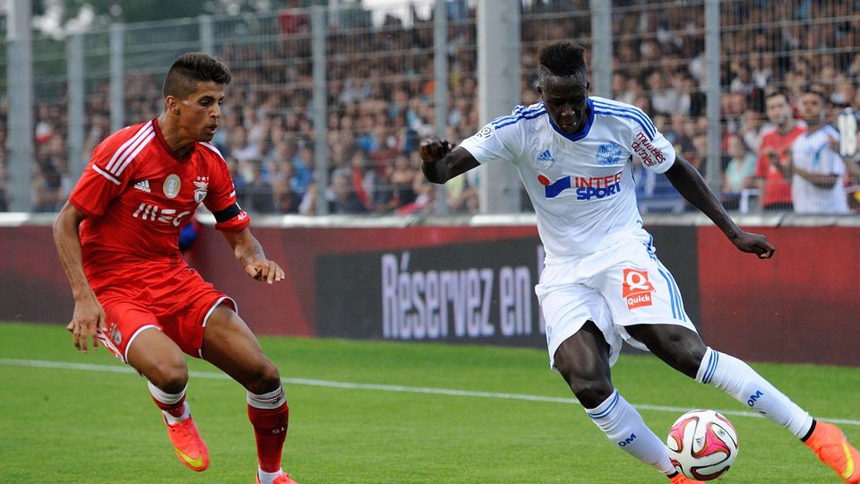 Cancelo, em 2014, durante o jogo entre Benfica e Marselha
