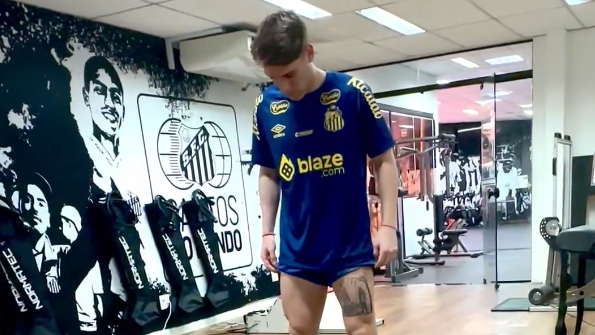 VÍDEO: Rollheiser já trabalha no Santos