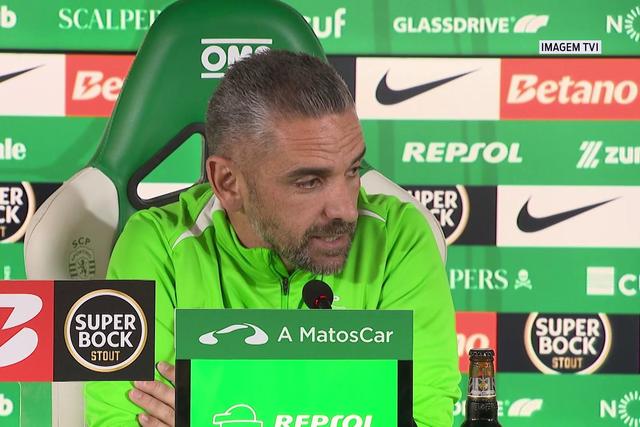 Rui Borges, treinador do Sporting