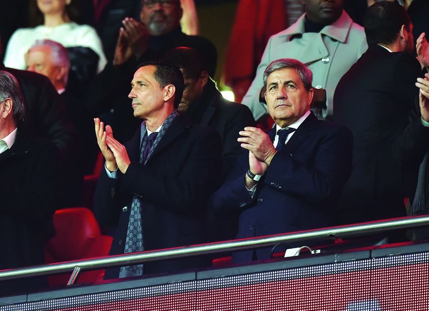 Pedro Proença e Fernando Gomes (foto: Miguel Nunes)