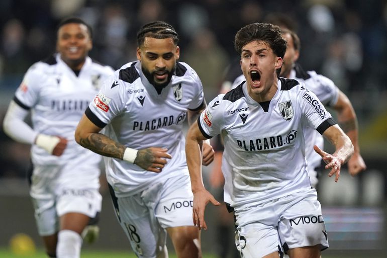 Vitória de Guimarães: 20,5% dos minutos na Liga foram disputados por jogadores da formação. Foto: Hugo Delgado/LUSA