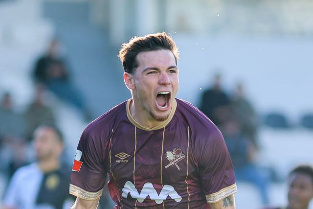 BIca marcou para o Leixões no São Luís (Foto: Leixões)