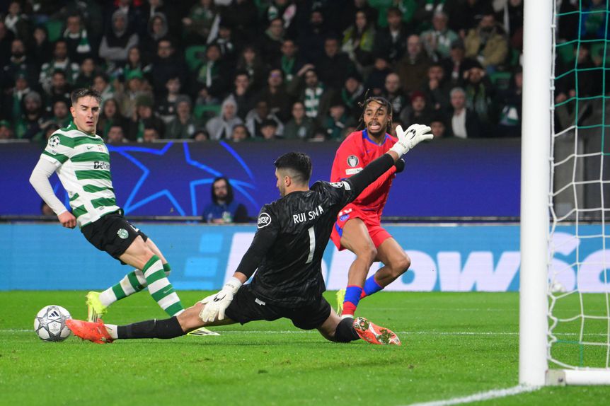 Rui Silva em grande plano na vitória dos leões sobre o PSG - Foto.: IMAGO