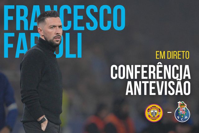 EM DIRETO: siga a antevisão de Farioli ao Nacional-FC Porto