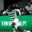 Zicky Té voltou a quadra depois de uma paragem prolongada. Foto: Sporting CP