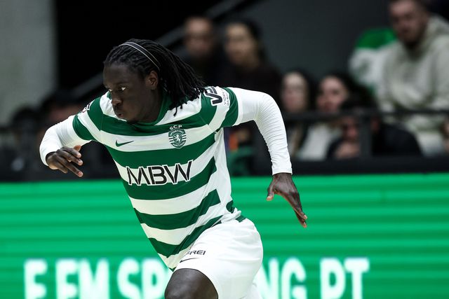 Zicky Té voltou a quadra depois de uma paragem prolongada. Foto: Sporting CP