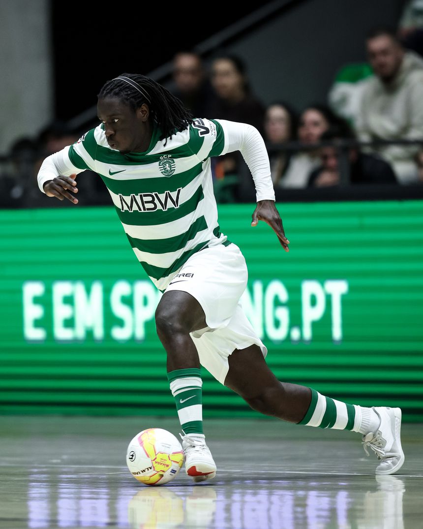 Zicky Té voltou a quadra depois de uma paragem prolongada. Foto: Sporting CP
