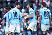 Festejos dos jogadores do Manchester City frente ao Salford (IMAGO)