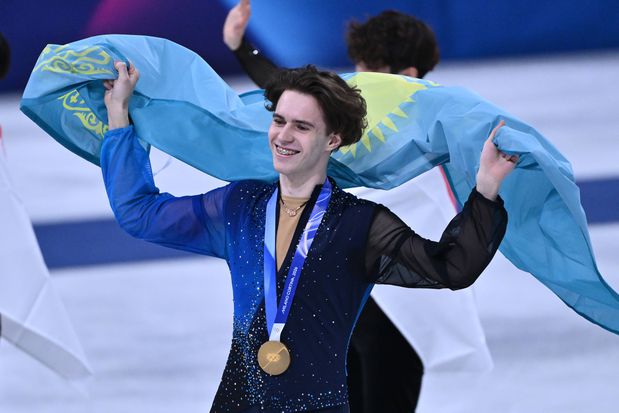 Mikhail Shaidorov, do Cazaquistão, ganhou a medalha de ouro