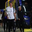 Cristiano Ronaldo na chegada ao estádio do Al Fateh - Foto: Al Nassr