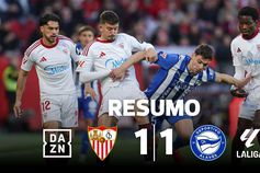 Antigo avançado do FC Porto trava Sevilha (resumo)