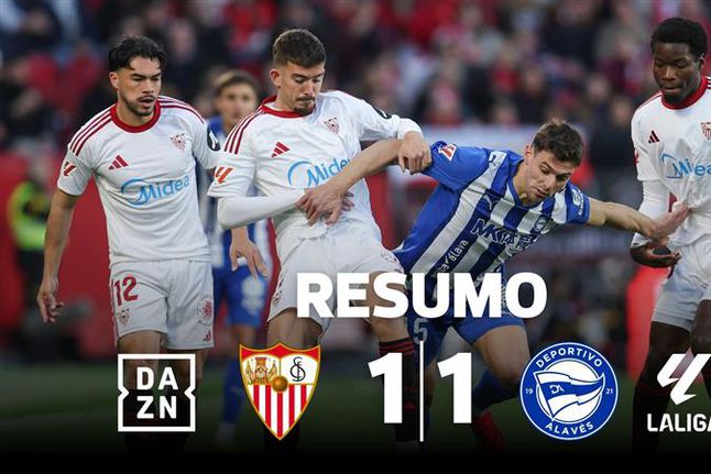 Antigo avançado do FC Porto trava Sevilha (resumo)