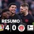 Leverkusen goleia St. Pauli e pressiona rivais na luta pelo 4.º lugar (resumo)